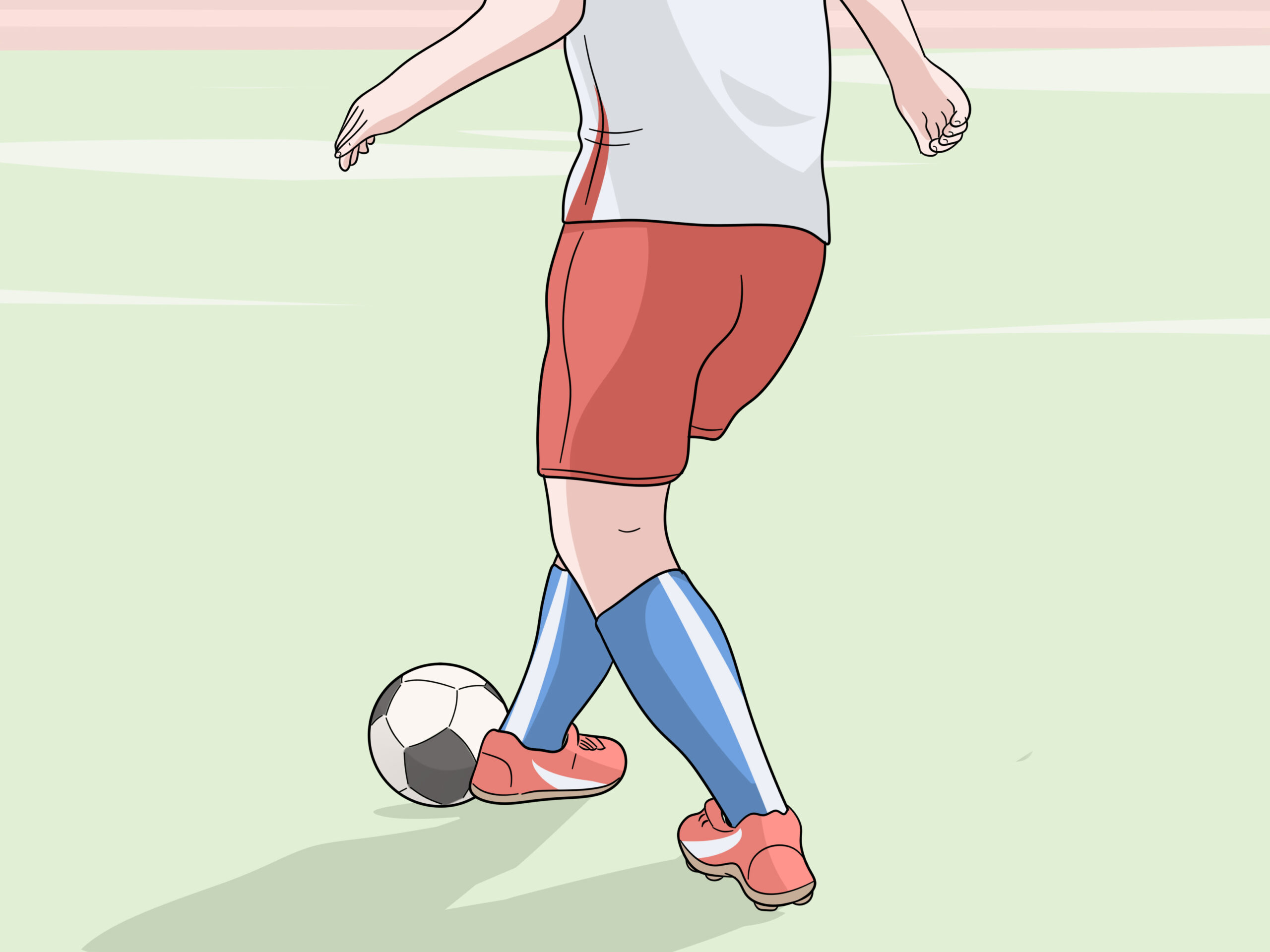 how to pass the soccer ball